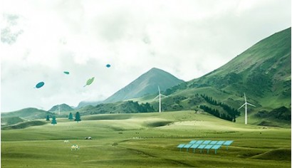 Electricité 100% renouvelable - Classique image