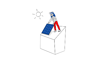 Installation panneaux solaires - EDF Solutions solaires